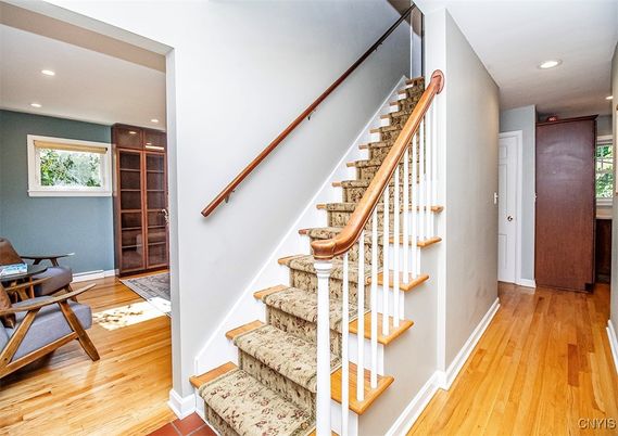 Interior, Recessed Lighting, Wood Texture Flooring