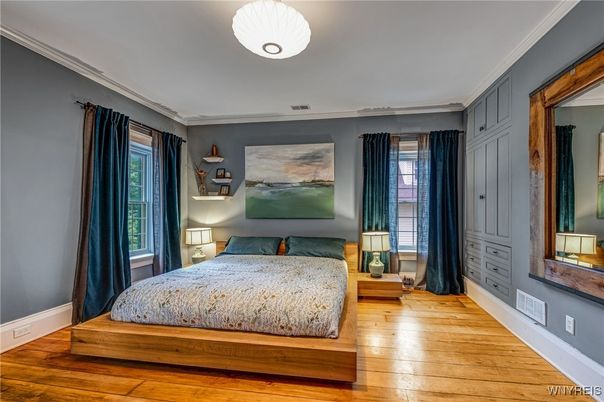 Bedroom, Interior, Wood Texture Flooring