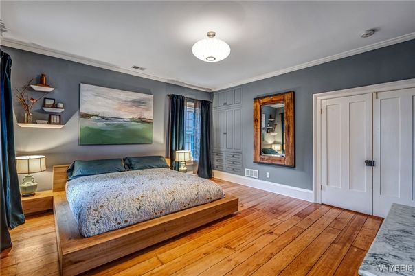 Bedroom, Interior, Wood Texture Flooring