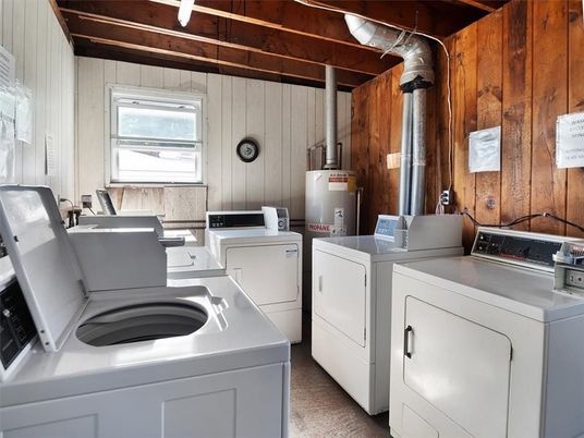 Interior, Washer, Wooden Ceilings, Wooden Walls
