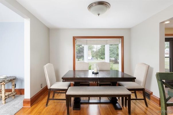 Dining room, Interior, Wood Texture Flooring