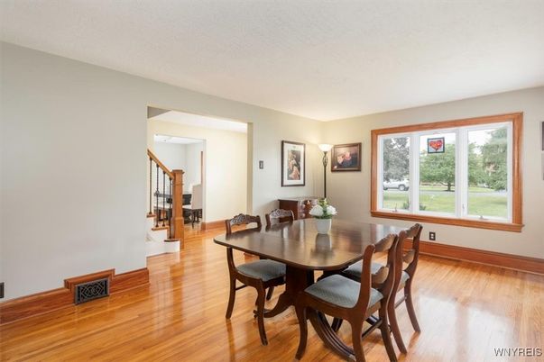 Dining room, Interior, Wood Texture Flooring