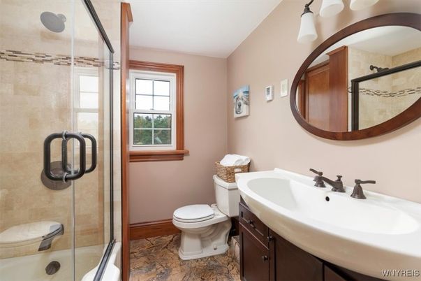 Bathroom, Glass Shower, Interior