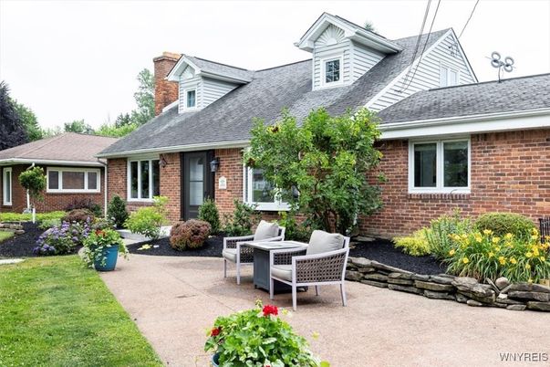 Exterior, Facade, Brick Facade, Cape Cod