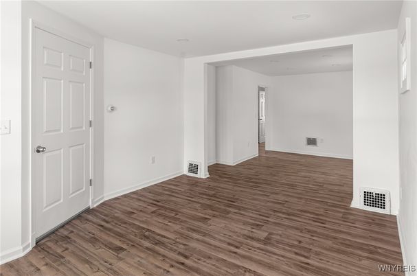 Empty room, Interior, Wood Texture Flooring