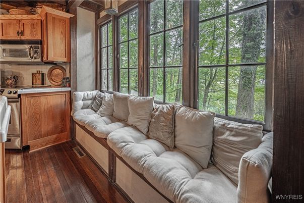 Interior, Kitchen, Living room, Wood Texture Flooring