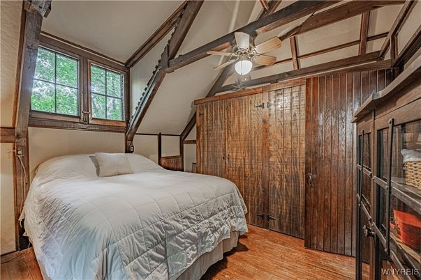 Bedroom, Interior, Wooden Beams, Wood Texture Flooring