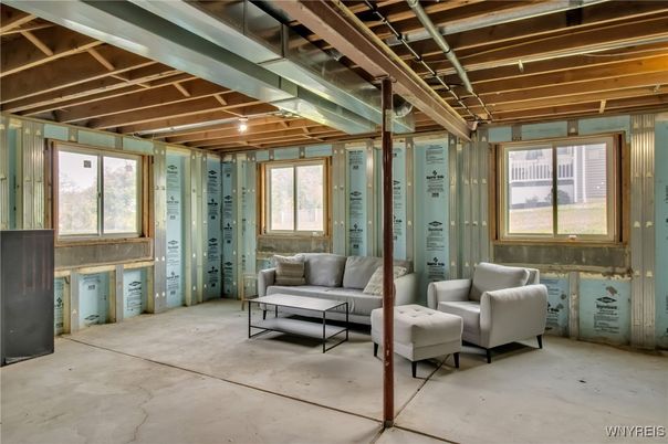 Interior, Living room, Wooden Beams