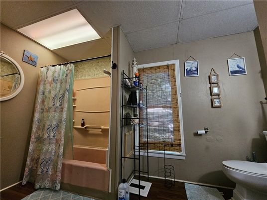 Bathroom, Interior, Wood Texture Flooring