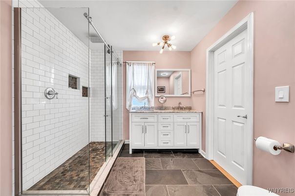 Bathroom, Glass Shower, Interior