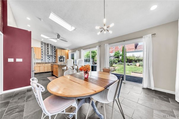 Dining room, Interior, Kitchen, Pendant Lights, Recessed Lighting