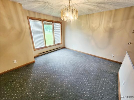 Chandelier, Empty room, Interior