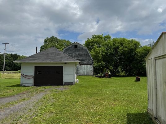 Backyard, Detached Garage, Exterior
