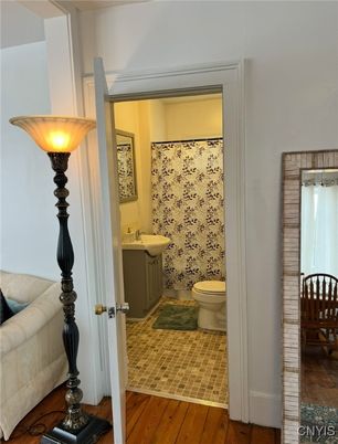 Bathroom, Interior, Wood Texture Flooring