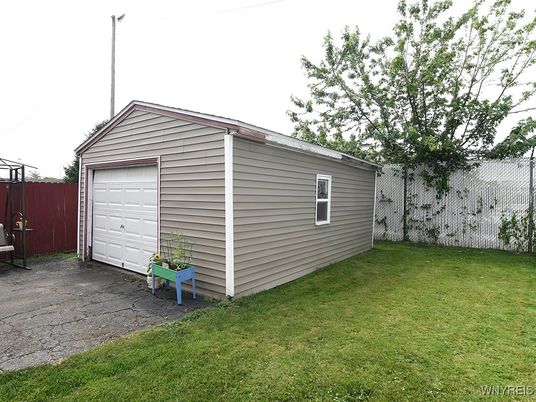 Backyard, Detached Garage, Exterior