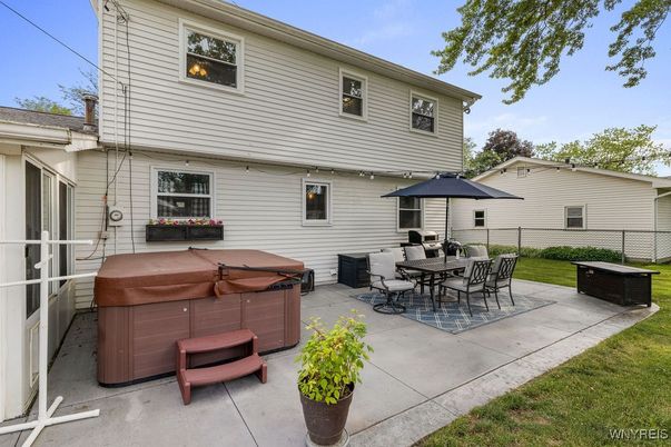 Backyard, Exterior, Hot Tub