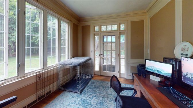 Home Office, Interior, Wood Texture Flooring