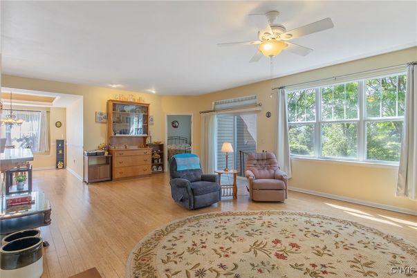 Interior, Living room, Pendant Lights, Wood Texture Flooring