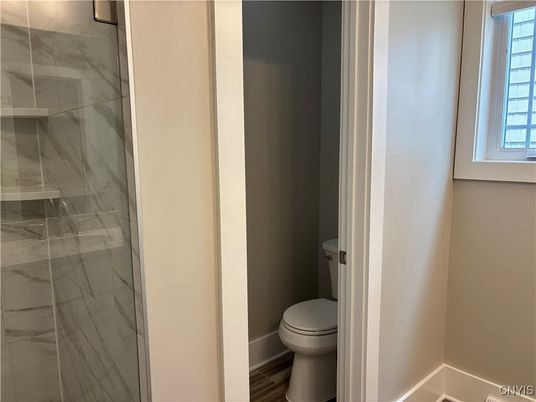 Bathroom, Glass Shower, Interior, Marble Walls