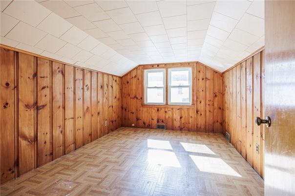 Empty room, Interior, Wood Texture Flooring, Wooden Walls