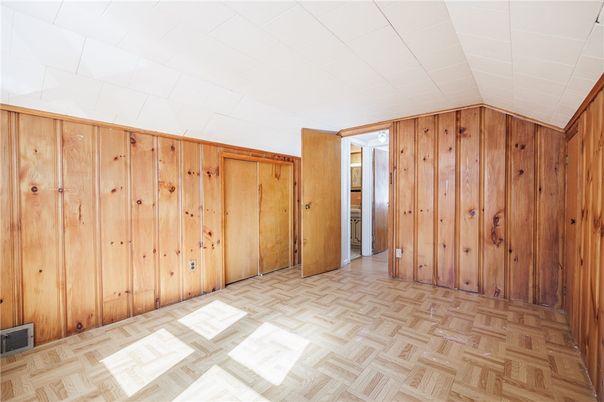 Empty room, Interior, Wood Texture Flooring, Wooden Walls