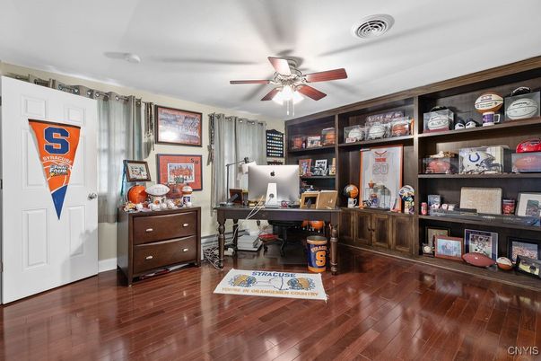 Home Office, Interior, Wood Texture Flooring