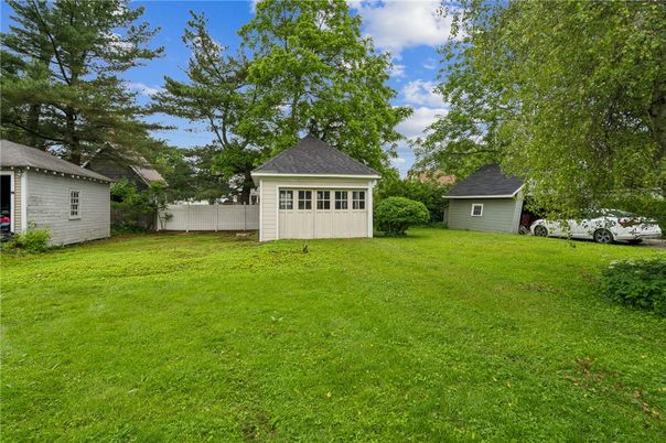 Backyard, Detached Garage, Exterior