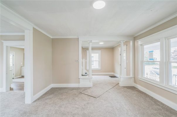 Empty room, Interior, Recessed Lighting