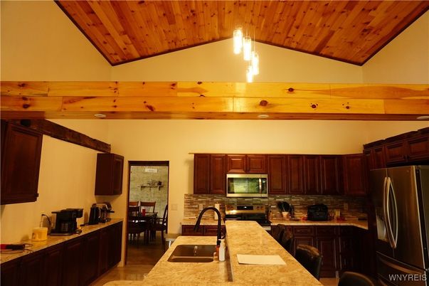 Dining room, Interior, Kitchen, Wooden Beams, Wooden Ceilings