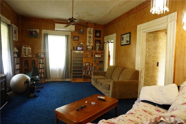 Interior, Living room, Wooden Walls