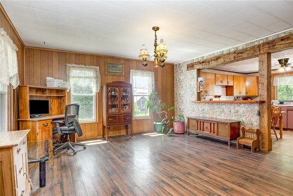 Chandelier, Home Office, Interior, Kitchen, Wood Texture Flooring