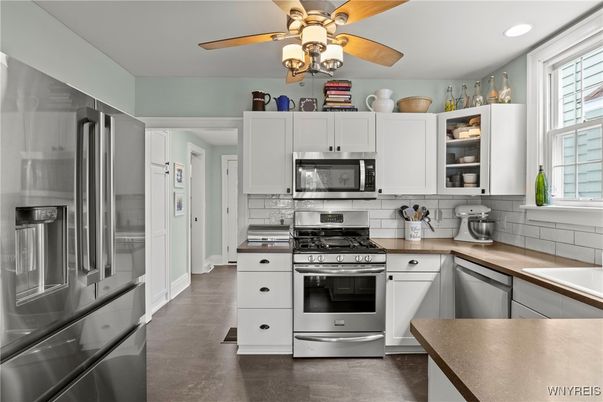 Interior, Kitchen, Recessed Lighting, Stainless Steel Appliances