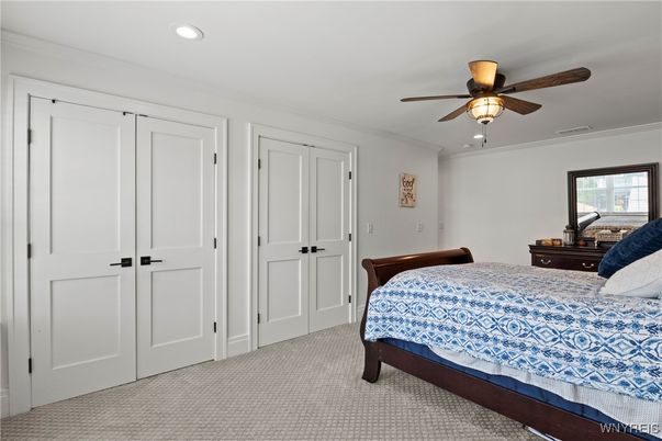 Bedroom, Interior, Recessed Lighting