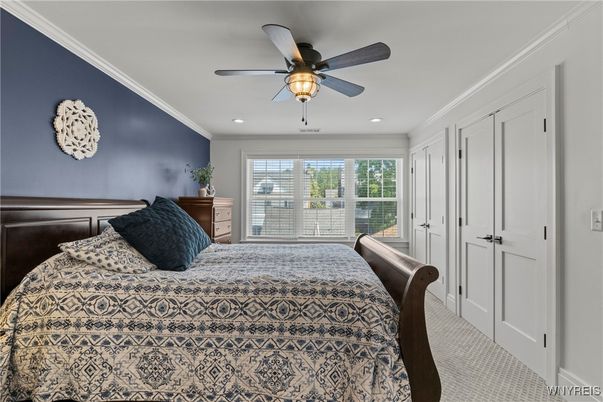 Bedroom, Interior, Recessed Lighting
