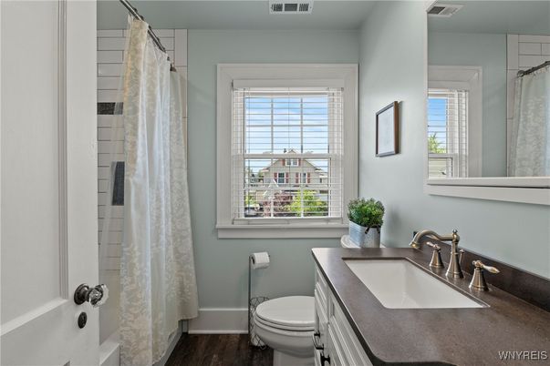 Bathroom, Interior, Wood Texture Flooring