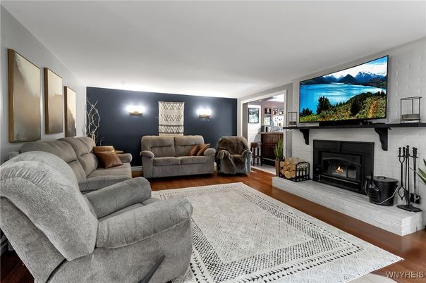 Fireplace, Interior, Living room, Wood Texture Flooring