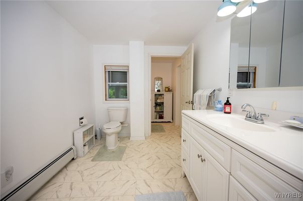 Bathroom, Dual Sink Vanities, Interior, Marble