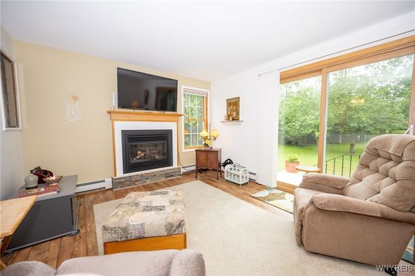 Fireplace, Interior, Wood Texture Flooring
