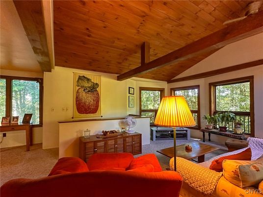 Dining room, Fireplace, Interior, Stone Walls