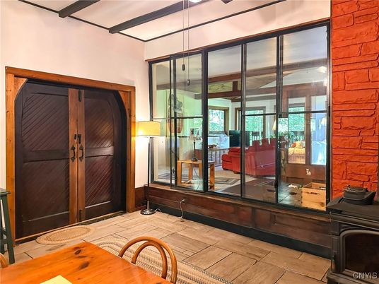 Dining room, Interior, Wood Texture Flooring
