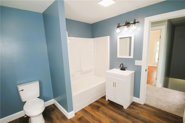 Bathroom, Interior, Wood Texture Flooring