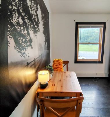 Dining room, Interior, Wood Texture Flooring