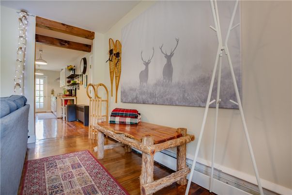 Interior, Pendant Lights, Wooden Beams, Wood Texture Flooring