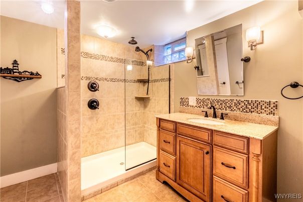 Bathroom, Glass Shower, Interior