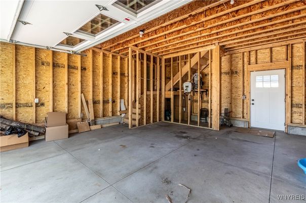 Garage, Interior, Wooden Walls