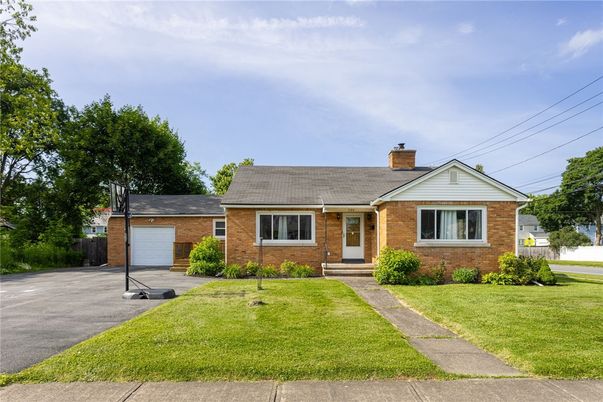 Attached, Exterior, Facade, Brick Facade, Cape Cod