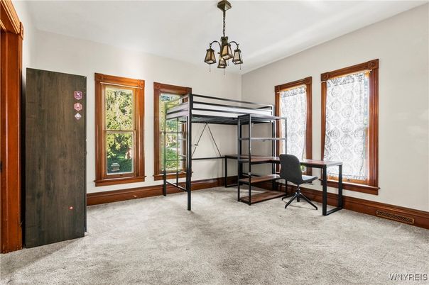 Chandelier, Home Office, Interior