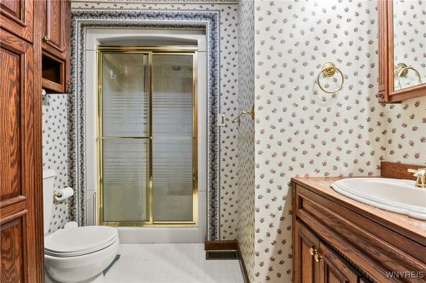 Bathroom, Glass Shower, Interior