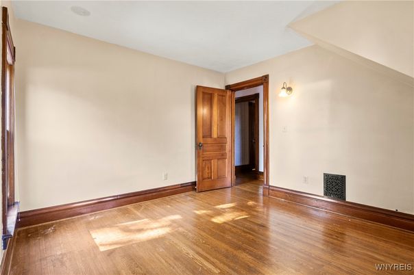 Empty room, Interior, Wood Texture Flooring