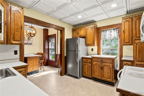 Dining room, Interior, Kitchen, Recessed Lighting